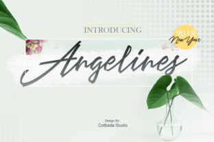 Angelines Script: A Handmade Typeface for Branding