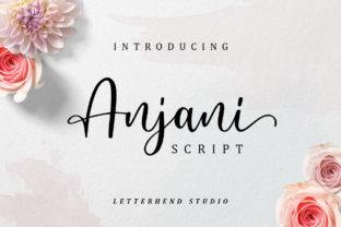 Anjani Script: A Modern Handwritten Typeface for Editorial Design