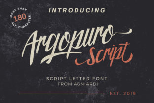 Argopuro Script: A Premium Typeface for Bold Campaigns