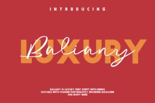Baliany Script: A Modern Typeface for Editorial Design