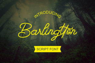 Barlingtton Script: A Bold Handwritten Typeface for Web