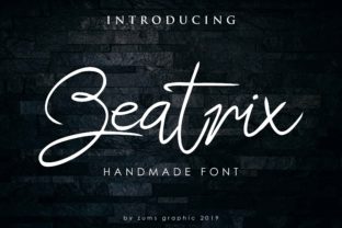 Beatrix Script: A Handwritten Font for Bold Branding