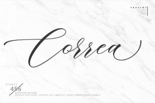 Correa Script: A Handwritten Font for Modern Branding