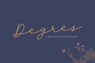 Degres Script: A Sweet Typeface for Editorial Design