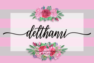 Delthami Script: A Modern Typeface for Digital Design