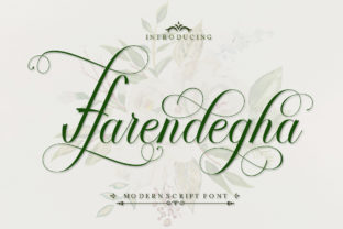 Harendegha Script: A Delicate Typeface for Branding
