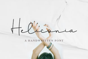 Heliconia Script: A Light Handwritten Typeface for Modern Editorial Design
