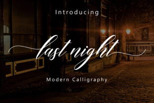 Last Night Script: A Designer’s Take on Elegant Handwritten Fonts