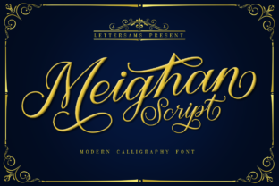 Meighan Script: A Modern Calligraphy Font for Makers