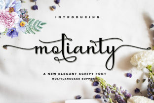 Molianty Script: A Romantic Typeface for Modern Brands