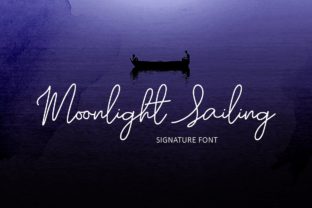 Moonlight Sailing Script Font for Branding