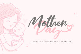 Mother Day Script: A Handwritten Font for Editorial Design