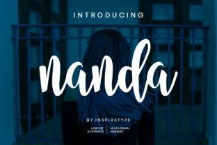Nanda Script: A Bold Typeface for Digital Charm