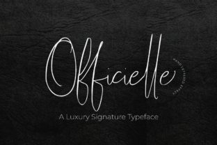 Officielle Script: A Modern Handwritten Typeface for Branding