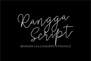 Rangga Script: A Romantic Typeface for Elegant Editorial Design