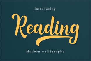 Reading Script: A Handwritten Font for Makers
