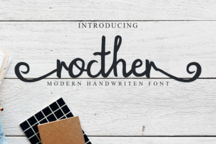 Rocther Script: A Soft Font for Branding