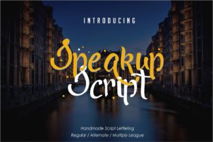Speakup Script: A Handwritten Typeface for Bold Branding