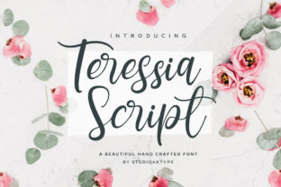 Teressia Script: A Handwritten Typeface for Campaigns