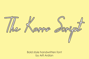 The Karrs Script: A Bold Handwritten Typeface for Web Design